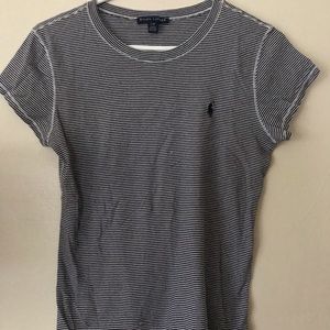 Ralph Lauren Polo Stripe Cotton T Shirt